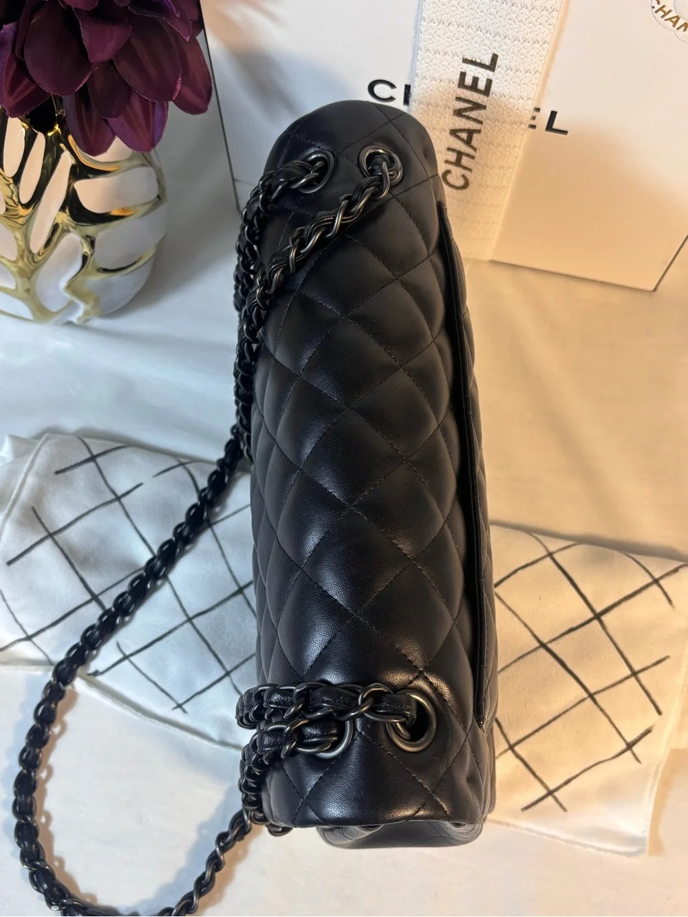 Chanel Jumbo Classic Double Flap So Black
